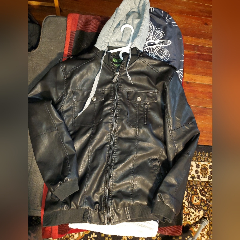 Faux Leather Jacket